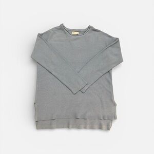 Croft & Barrow Women's Heather powder blue Crew Neck Sweater